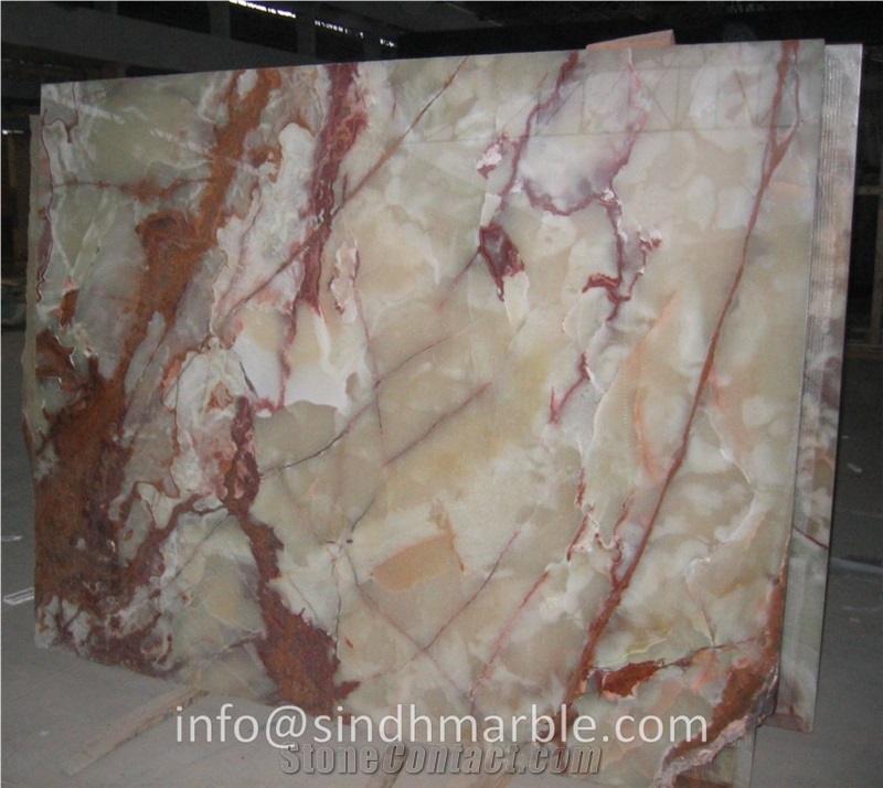 Light Green Onyx Slabs