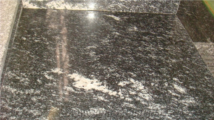 China Via Lactea Granite Tiles & Slabs, Porto Branco, Nero Branco, Mist Black Via Lactea, China Jet Mist Granite, River Black Via Lactea, River Black Granite