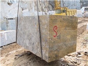 Cicily Grey (Breccia Paradiso), Breccia Paradiso Grey Marble Block