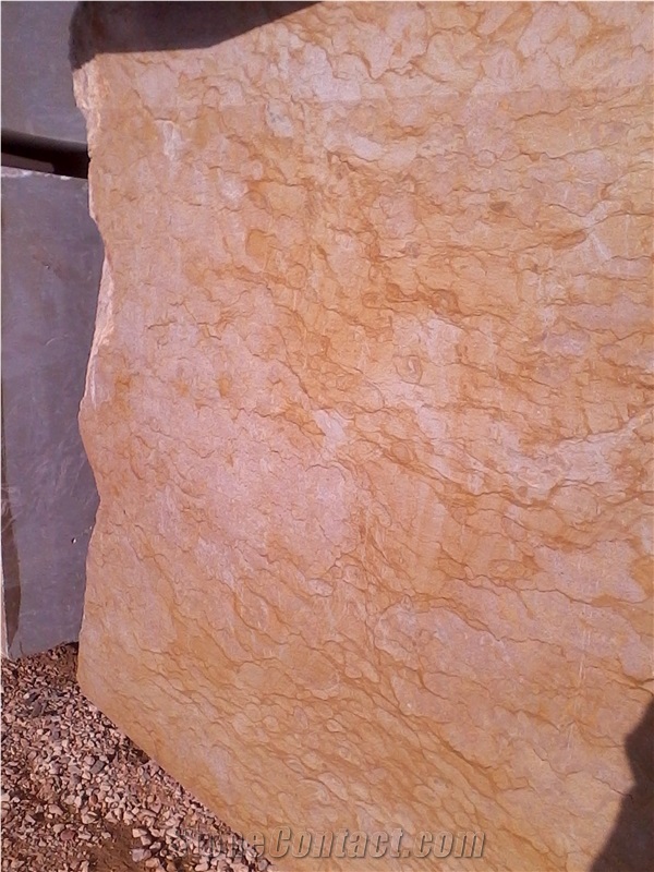 Giallo Reale Marble Blocks, Italy Yellow Marble
