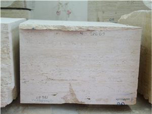 Travertino Flaminio Block, Italy White Travertine Blocks