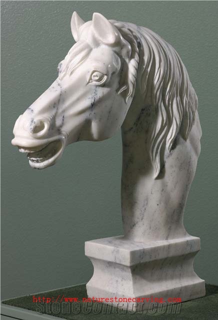 Sculpture Stone Carving Marble Carving, Beijing White Marble Sculpture