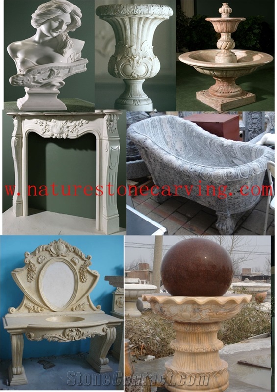 Sculpture Stone Carving Marble Carving, White Marble Sculpture