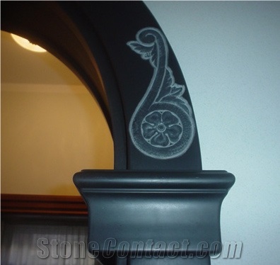 Slate Portal Arches, Black Slate Arches