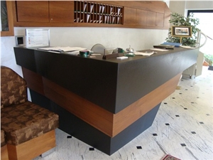 Black Slate Reception Counter