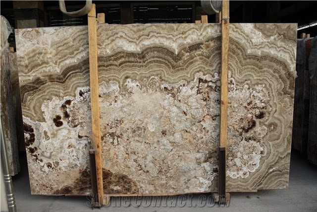 Classical Onyx, China Brown Onyx Slabs & Tiles