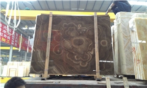 Classical Onyx, China Brown Onyx Slabs & Tiles