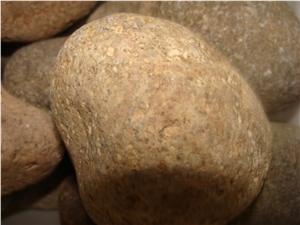 PEB29 Local Pebble Stone, Yellow Granite Pebble Stone PEB29 Local Pebble Stone, Yellow Granite Pebble Stone