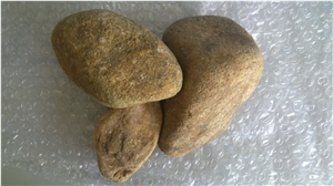 PEB29 Local Pebble Stone, Yellow Granite Pebble Stone