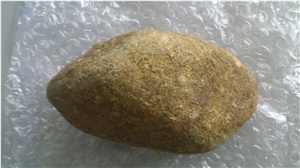 PEB29 Local Pebble Stone, Yellow Granite Pebble Stone