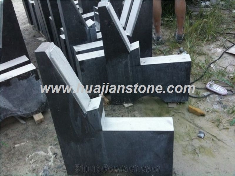 Bench Legs, Blue Limestone Bench Legs