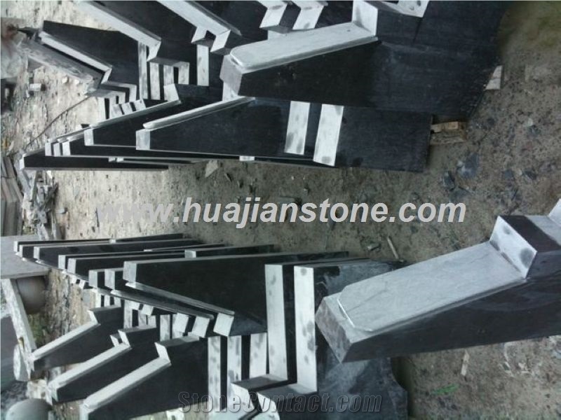 Bench Legs, Blue Limestone Bench Legs