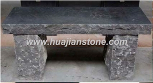 Blue Limestone Bench Blue Limestone Bench