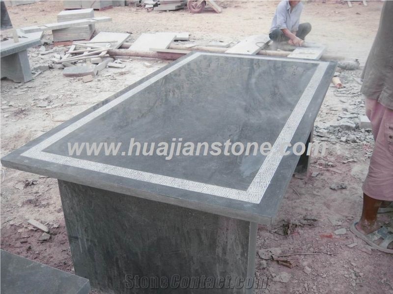 Blue Limestone Desk