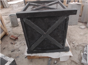 Blue Limestone Flower Pots