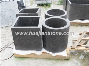 Blue Limestone Flower Pots