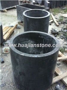 Blue Limestone Flower Pots