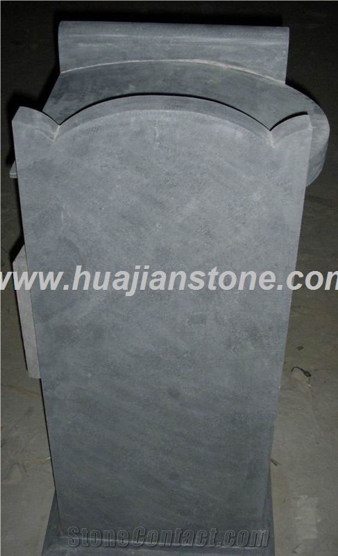 Blue Limestone Mailbox, Letterbox