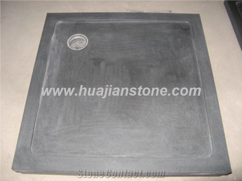 Blue Limestone Shower Trays