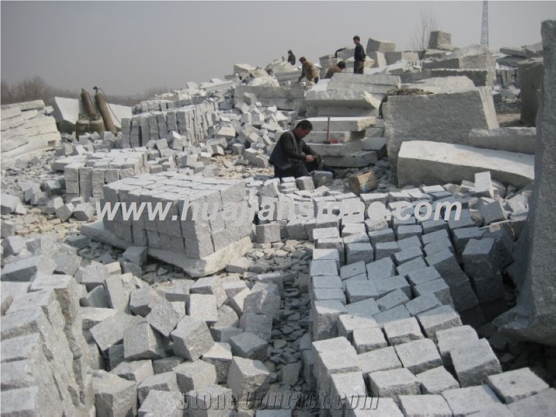 G341 Cobble Stone, Grey Granite Pavers