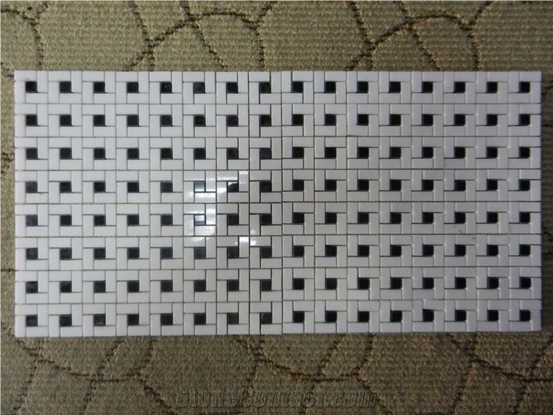 Crystal White Marble Mosaic