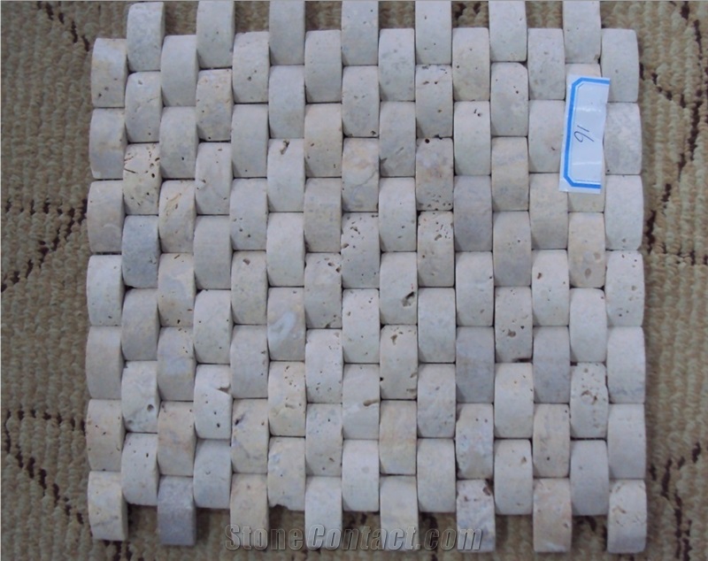 Beige Travertine Mosaic
