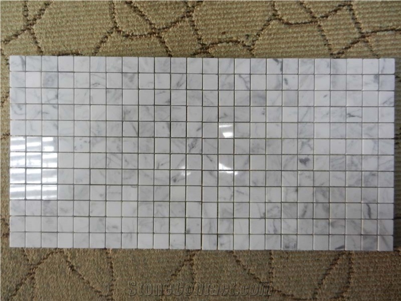 Carrara White Marble Mosaic