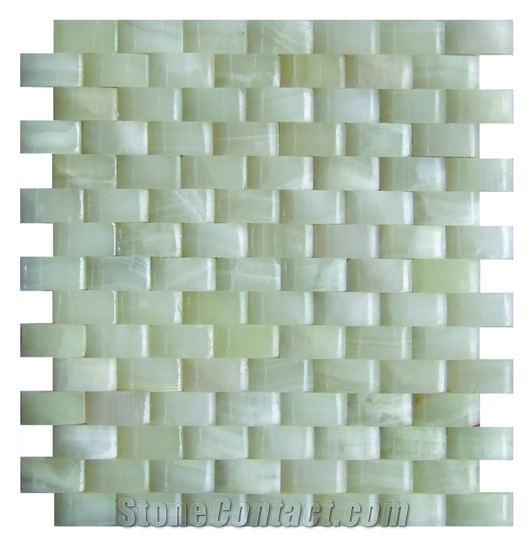 Honey Onxy White Onyx Mosaic
