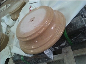 Stone Pillar Cap and Column Base