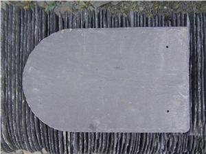 U Shape Black Slates Roof Tiles U Shape Black Slates Roof Tiles