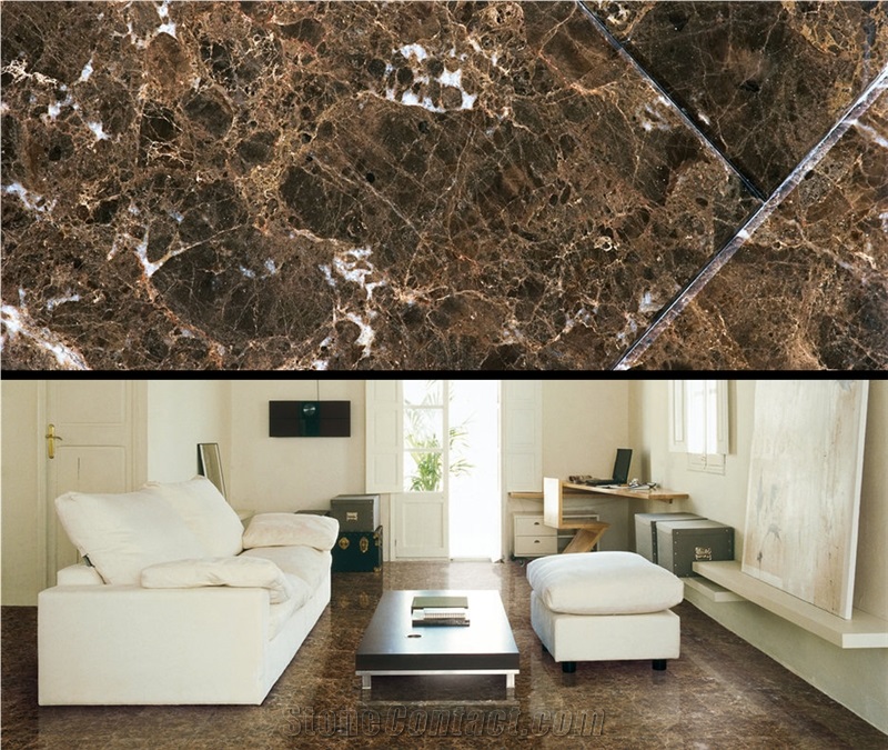Marron Emperador Marble Slabs & Tiles