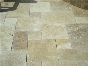 Noce Travertine Pool Pavers, Noce Brown Travertine Pool Pavers
