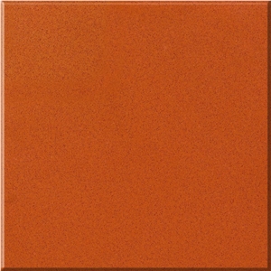 Fine Grain Cerise Red Artificial Quartz Stone