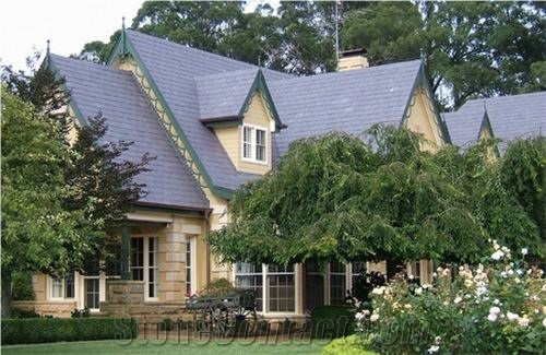 Blue Grey Roofing Slate,Grey Slate Roof Tiles