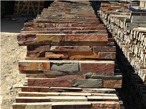 China Multicolor Slate Culture Stone/Stone Wall Cladding/Slate Ledges/Slate Culture Stone