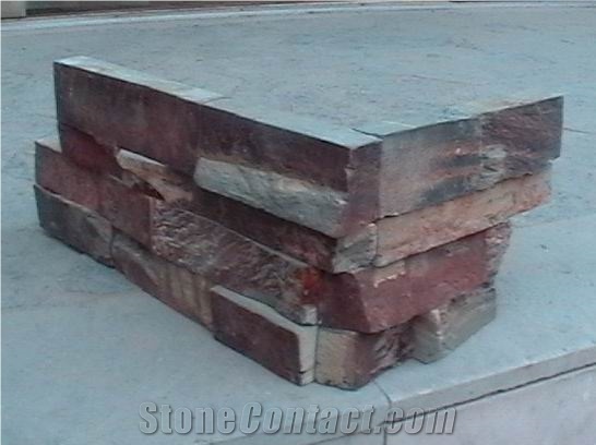China Multicolor Slate Stone Veneer,Corner Stone