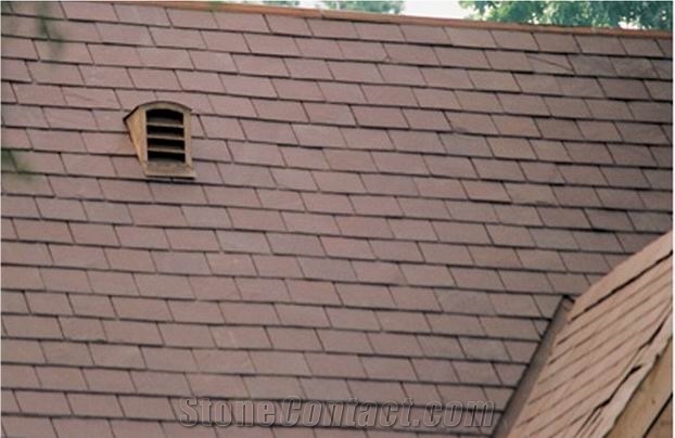 China Purple Slate Roof Tiles/Roofing Slate/Roof Tiles