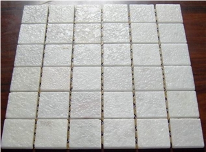 Ivory Yellow Mosaic Tiles,Yellow Stone Mosaic