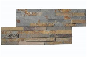 Ledgestone for Wall Cladding,China Rust Slate Stone Veneer