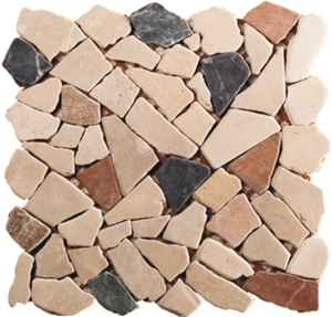 Mosaic Tiles, White Marble Mosaic