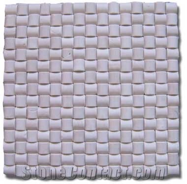 Mosaic Tiles, White Marble Mosaic
