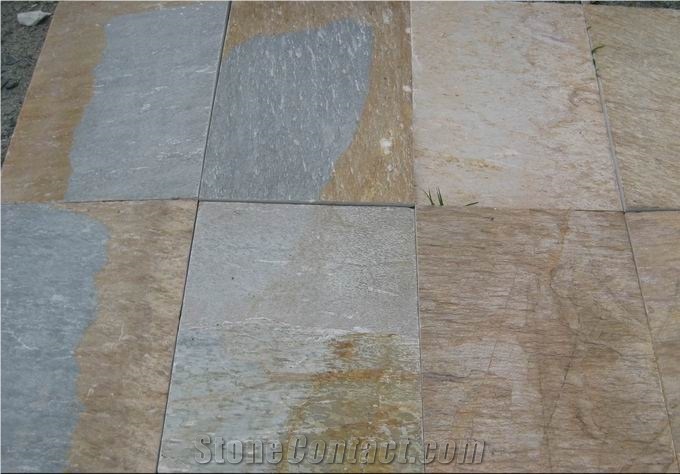 Multicolor Slate Tile/Slate Floor Tiles/Rusty Stone Tile/Slate
