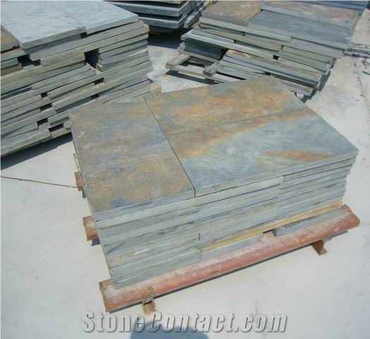 Multicolor Slate Tile/Slate Floor Tiles/Rusty Stone Tile/Slate