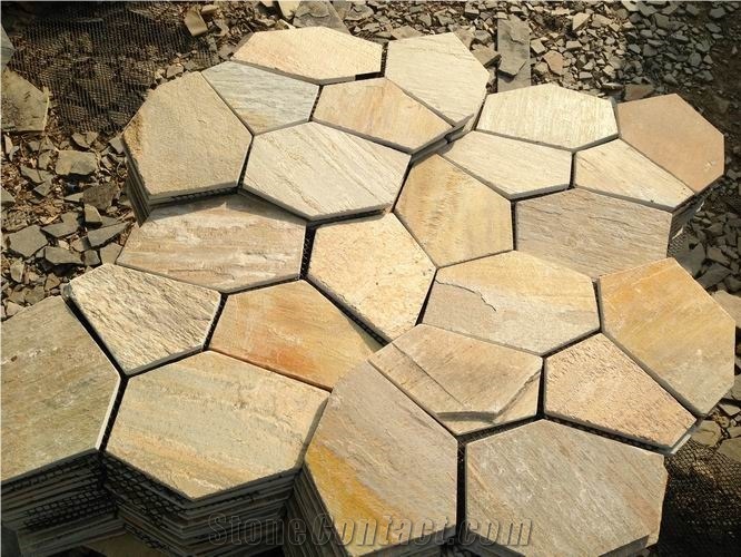 Natural Stone Flagstone, Flagstone Courtyard
