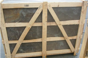 Slate Slabs, China Black Slate