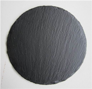 Slate Tea Plate,Slate Dish,Black Slate
