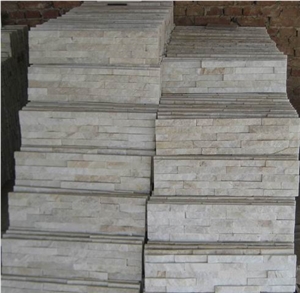 Stone Wall Panel/Stone Veneer White Quartzite Cultured Stone