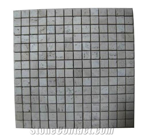 Travertine Mosaic Tiles, Beige Travertine