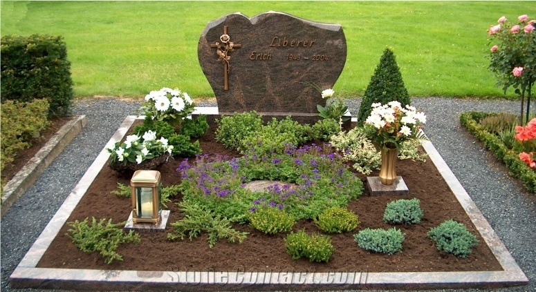 Grave Borders, Blue Granite Graveyard Products