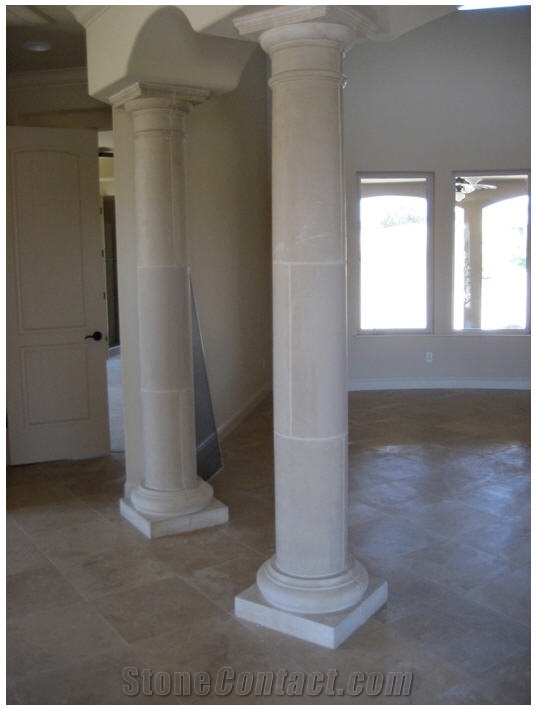 Architectural Ppre Cast Stone Collumns